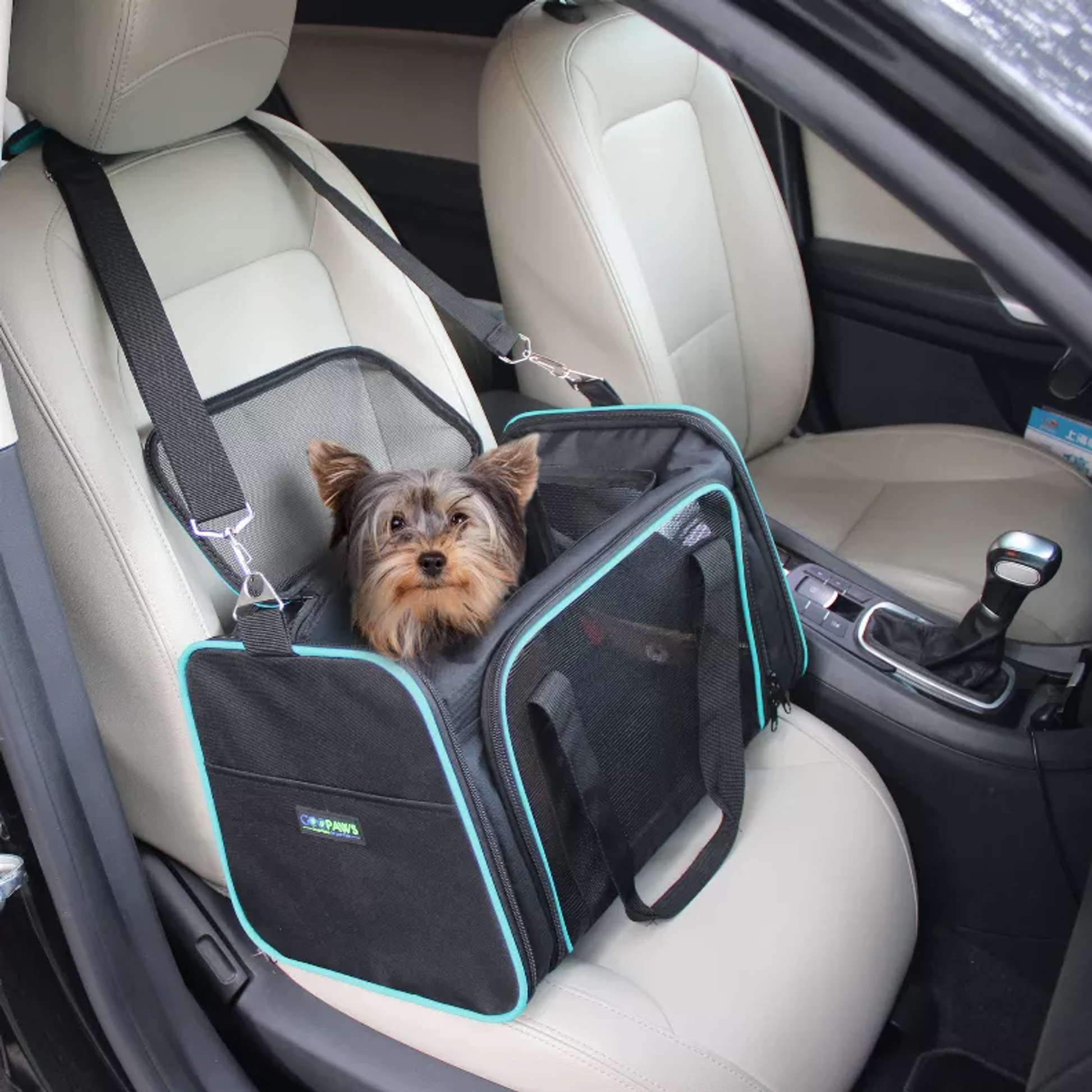 GOOPAWS Soft-Sided Kennel Pet Carrier for Small Dogs, Cats, Puppy, Airline Approved Cat Carriers Dog Carrier Collapsible, Travel Handbag & Car Seat