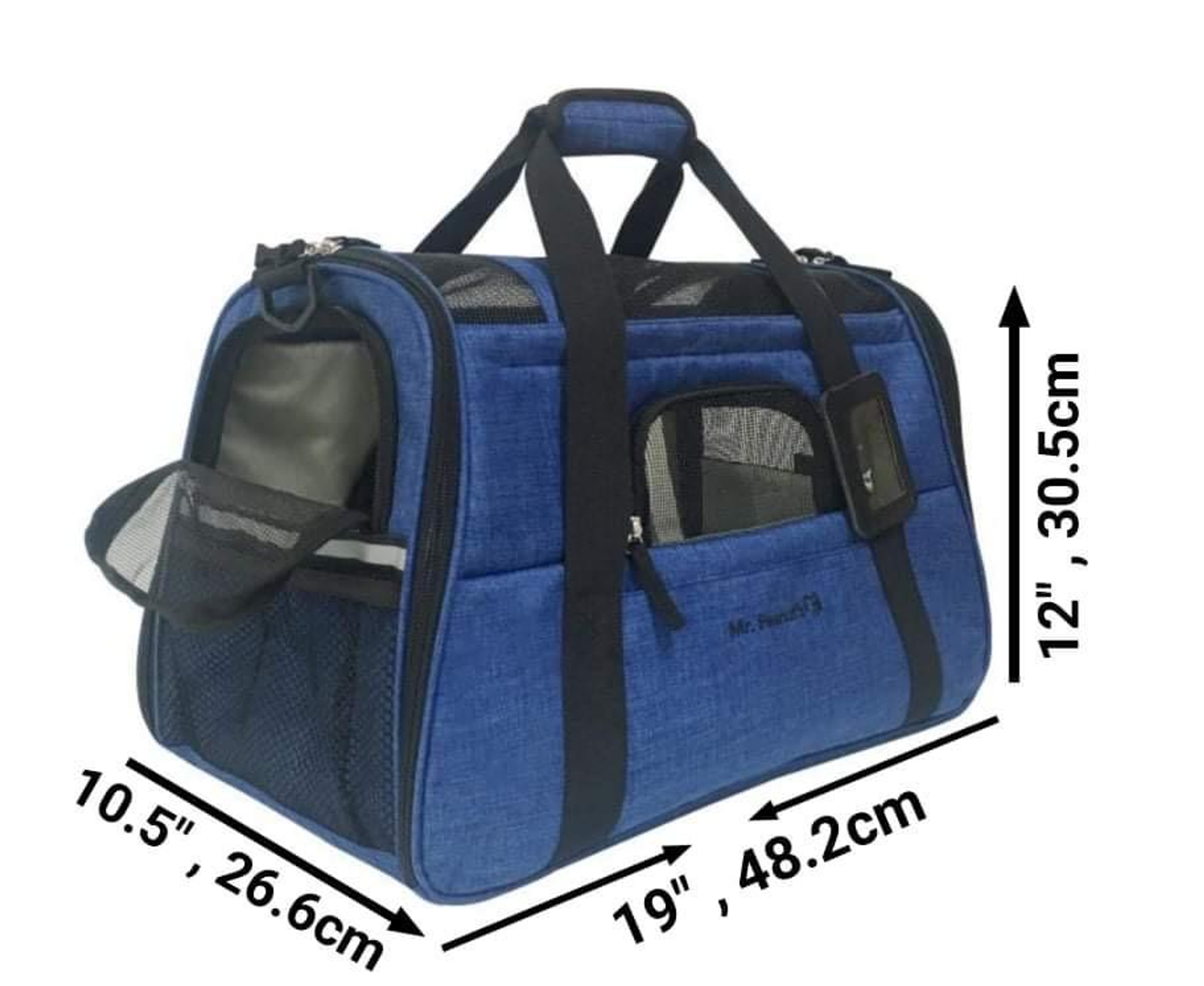 Mr. Peanut's Copper Series Airline Capable Pet Carrier, Tall Profile Soft Sided Luxury Travel Tote