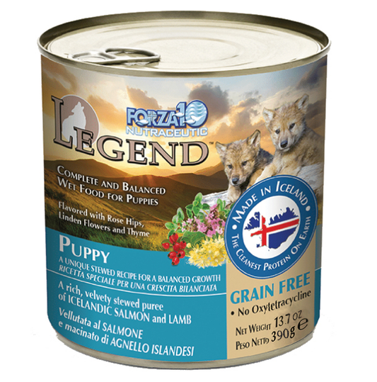 Forza10 Legend Puppy Icelandic Salmon & Lamb Recipe Grain Free Canned Dog Food