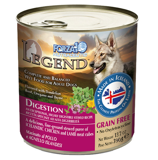 Forza10 Legend Digestion Icelandic Chicken & Lamb Recipe Grain Free Canned Dog Food