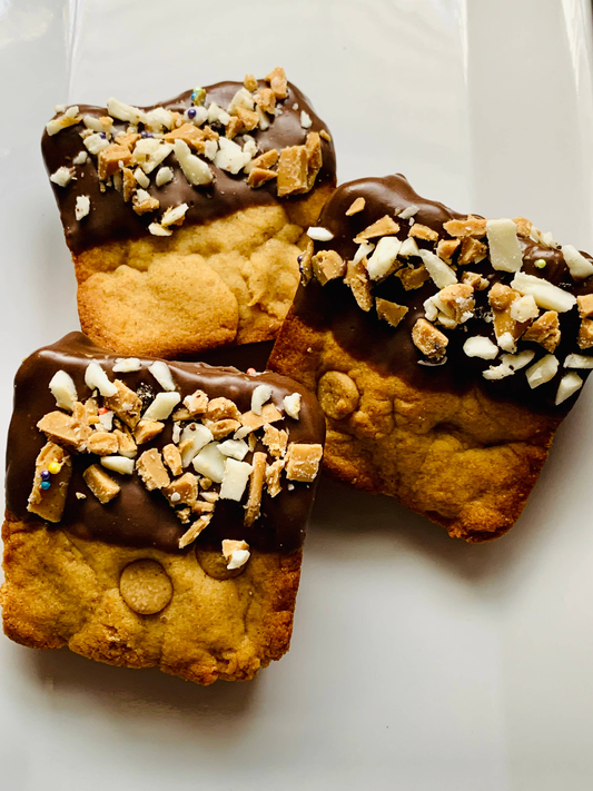 peanut butter bark bar