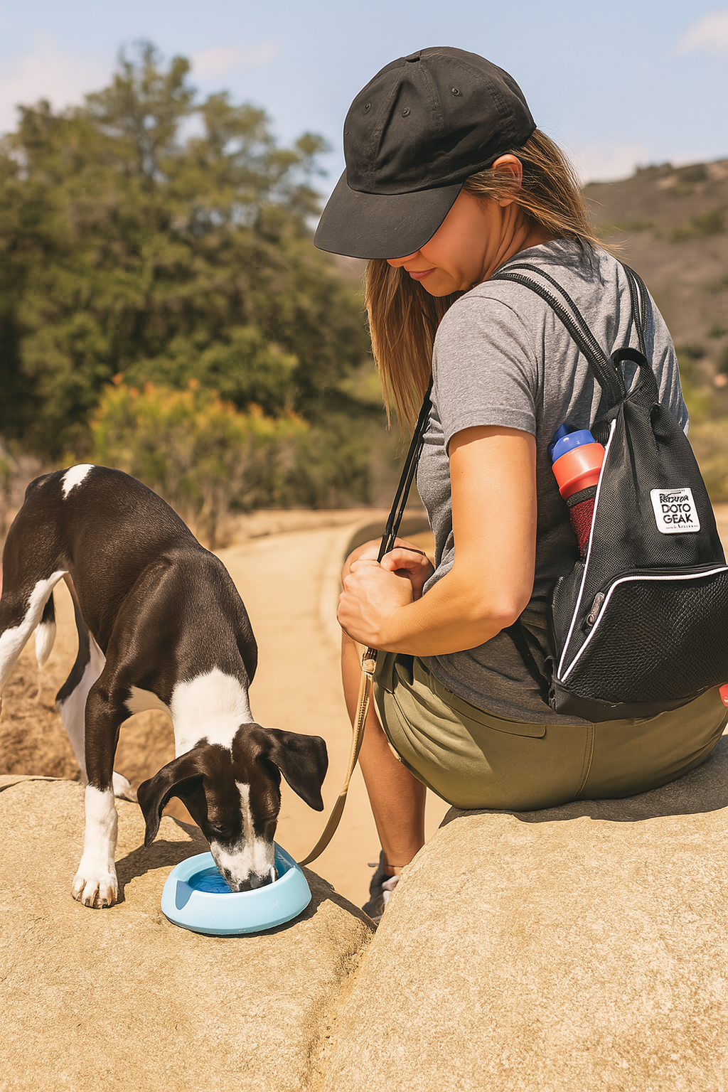 CR Silicone Travel Bowl – 16 oz Collapsible Dog Bowl for Food or Water
