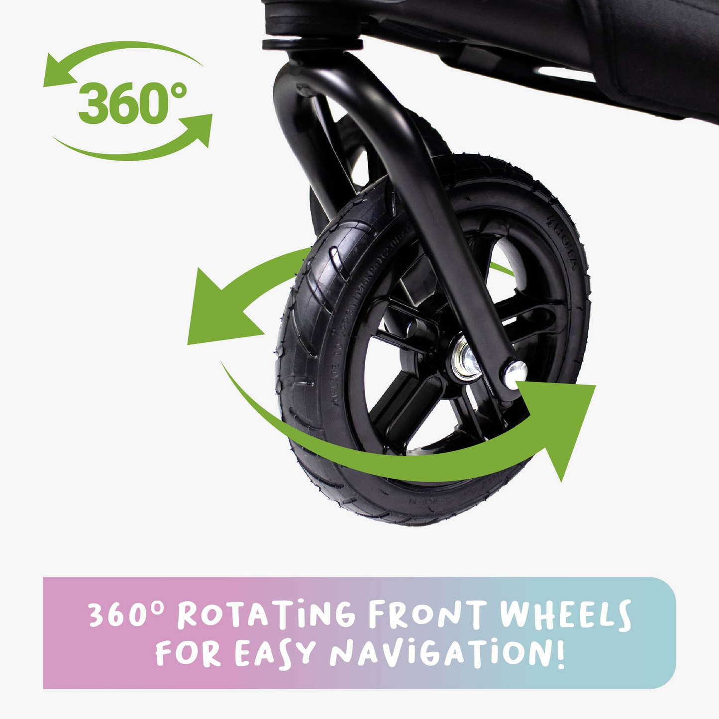 Apollo Elite Pet Stroller w/ Tire Pump