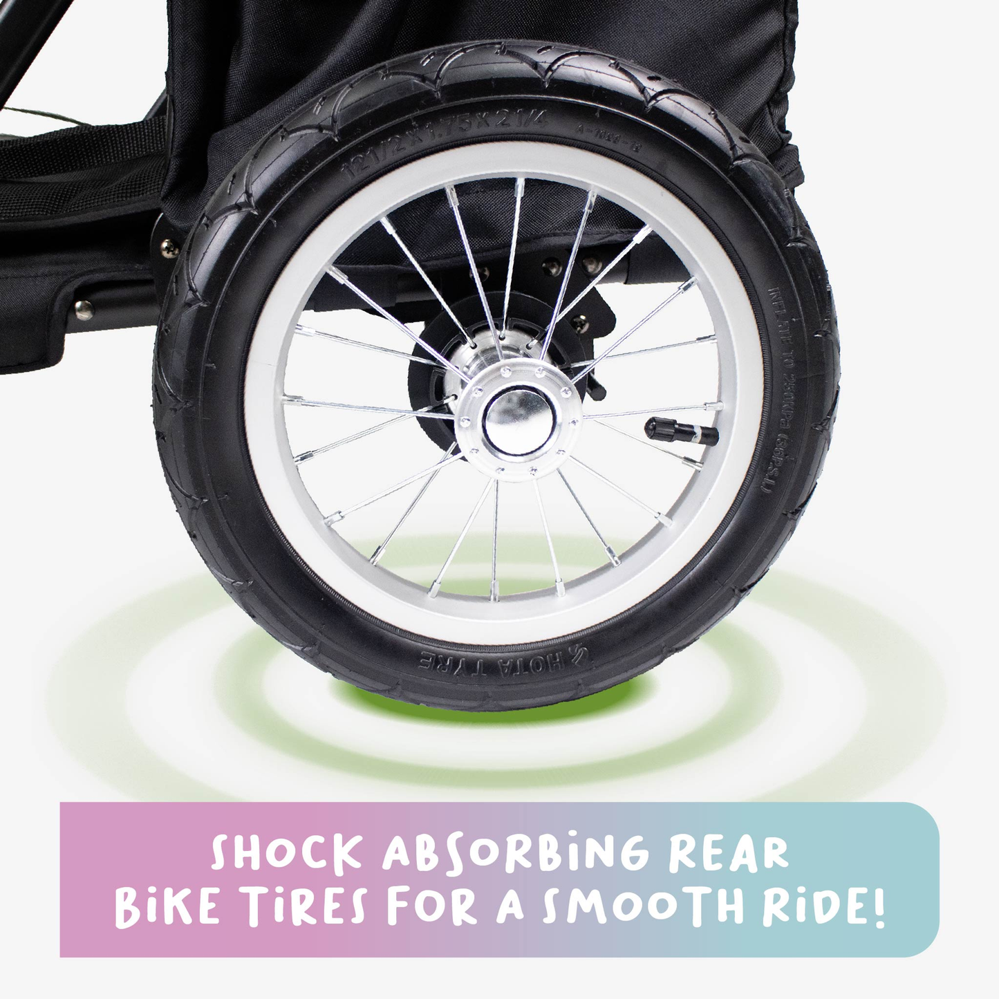 Apollo Elite Pet Stroller w/ Tire Pump