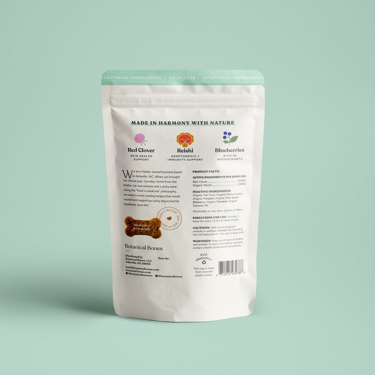 Botanical Bones Superfood Dog Bones – Organic, Adaptogen-Infused Wellness Treats