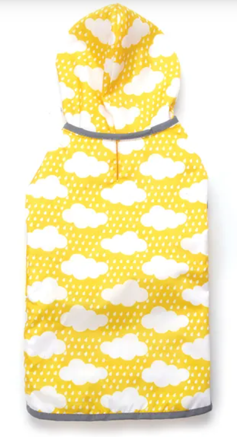 Zack & Zoey Reversible Pocket Dog Raincoat – Waterproof Reversible Jacket with Reflective Trim