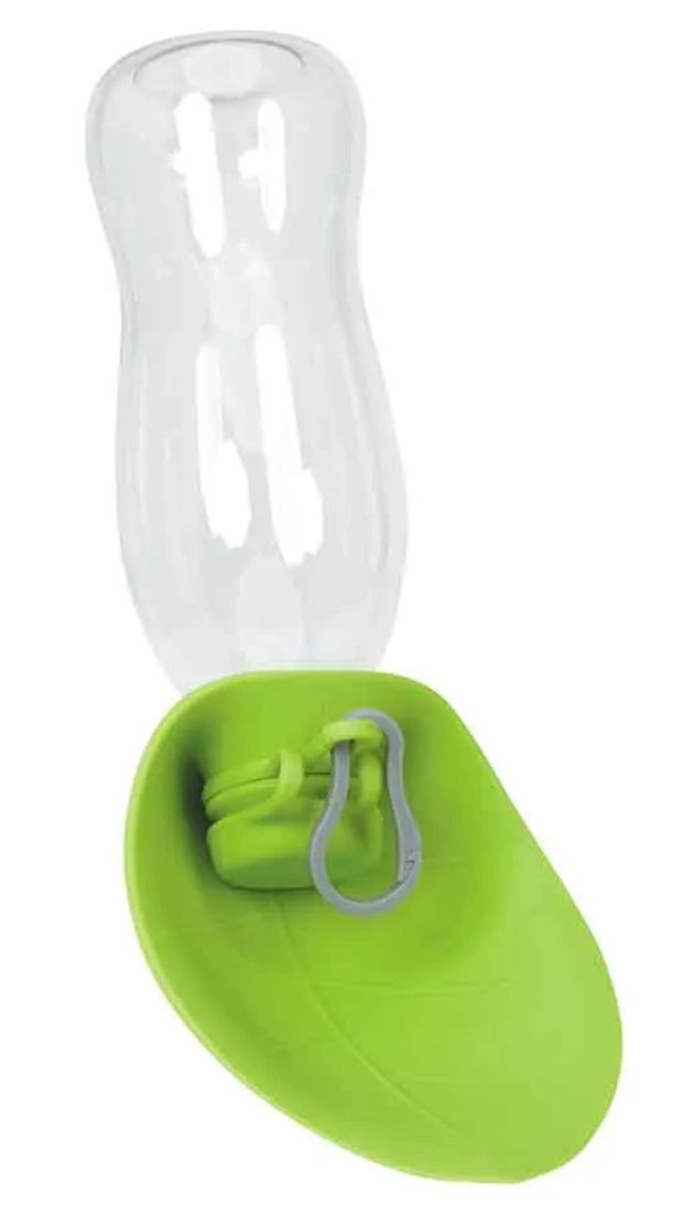 CP Folding Leaf Travel Bottle 18oz – Portable, Leakproof Dog Water Bottle with One-Hand Dispenser (Green)