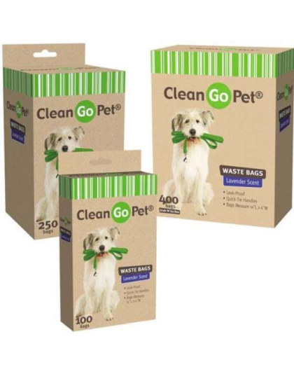 Clean Go Pet Lavender Scent Doggy Waste Bags 250Ct - 250 Count Clean Go Pet Lavender Scent Doggy Waste Bags 250Ct - 250 Count