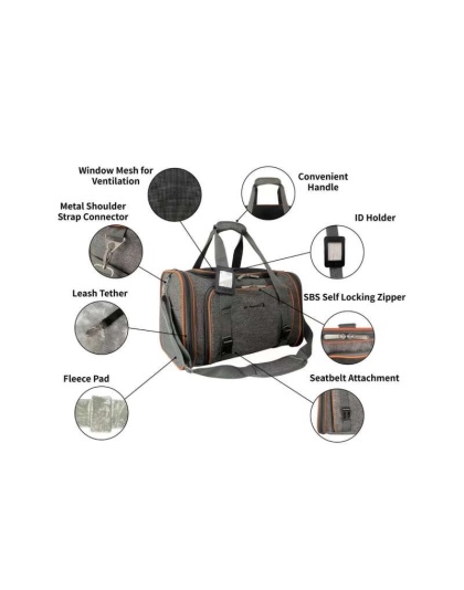Mr. Peanut's Diamond Series Double Expandable Pet Carrier - 18 in L X 11 in W X 11 in H Mr. Peanut's Diamond Series Double Expandable Pet Carrier - 18 in L X 11 in W X 11 in H