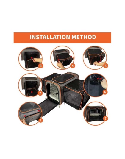 Mr. Peanut's Diamond Series Double Expandable Pet Carrier - 18 in L X 11 in W X 11 in H Mr. Peanut's Diamond Series Double Expandable Pet Carrier - 18 in L X 11 in W X 11 in H