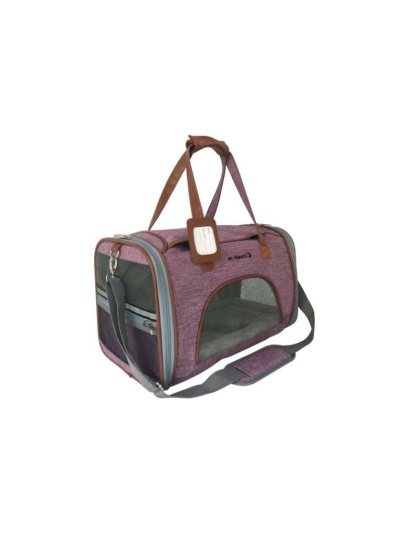 Purple - Mr. Peanut's Gold Series Big Apple Size Expandable Pet Carrier - Purple - Mr. Peanut's Gold Series Big Apple Size Expandable Pet Carrier -