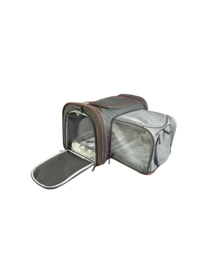 Twilight Gray - Mr. Peanut's Platinum Series Expandable Pet Carrier - 18inLx10.5inWx11inH Twilight Gray - Mr. Peanut's Platinum Series Expandable Pet Carrier - 18inLx10.5inWx11inH