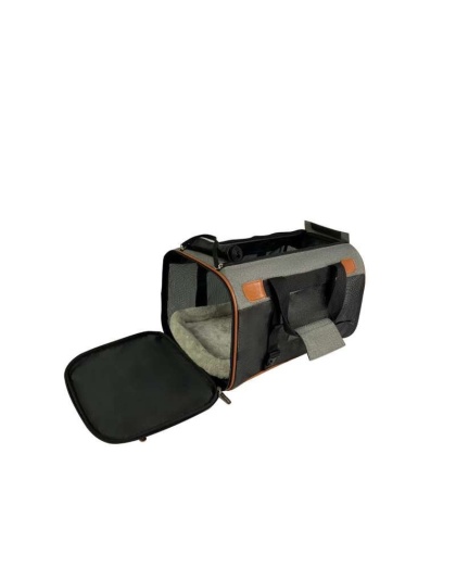 Platinum Gray - Mr. Peanut's Rhodium Series Mini Size Soft Sided Pet Carrier - 18 in L x 12 in W x 9 in H Platinum Gray - Mr. Peanut's Rhodium Series Mini Size Soft Sided Pet Carrier - 18 in L x 12 in W x 9 in H