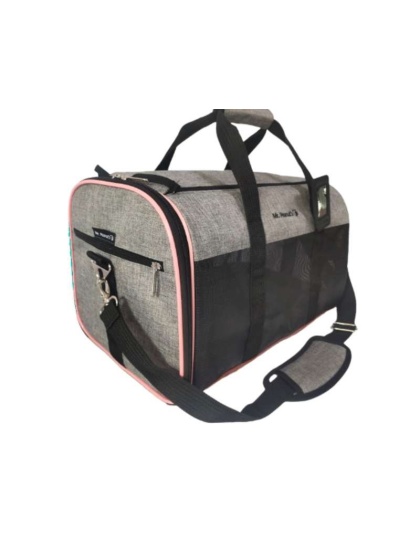 Platinum Gray - Mr. Peanut's Rhodium Series Standard Size Soft Sided Pet Carrier - 19 in L x 11 in W x 12 in H Platinum Gray - Mr. Peanut's Rhodium Series Standard Size Soft Sided Pet Carrier - 19 in L x 11 in W x 12 in H