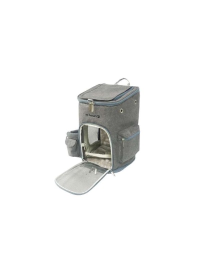 Platinum Gray - Mr. Peanut's Vancouver Series Backpack Pet Carrier for Smaller Cats and Dogs - 17 in L X 11 in W X 11 in H Platinum Gray - Mr. Peanut's Vancouver Series Backpack Pet Carrier for Smaller Cats and Dogs - 17 in L X 11 in W X 11 in H