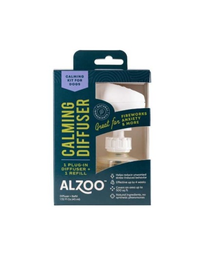 ALZOO Plant-Based Calming Diffuser Plug-in Kit for Dog ALZOO Plant-Based Calming Diffuser Plug-in Kit for Dog