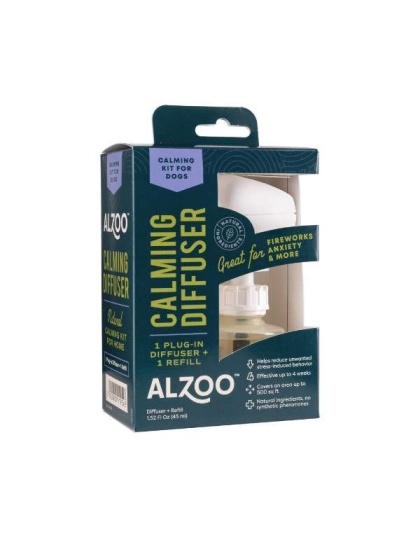 ALZOO Plant-Based Calming Diffuser Plug-in Kit for Dog ALZOO Plant-Based Calming Diffuser Plug-in Kit for Dog