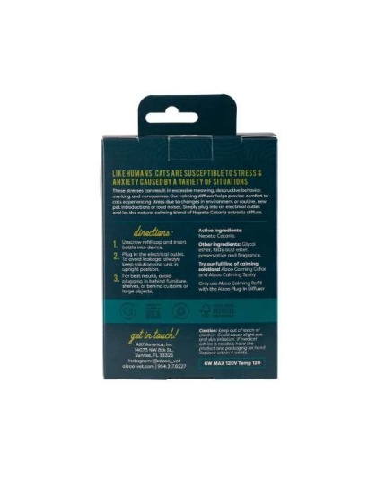 ALZOO Plant-Based Calming Plug-in Diffuser Kit - Cat ALZOO Plant-Based Calming Plug-in Diffuser Kit - Cat