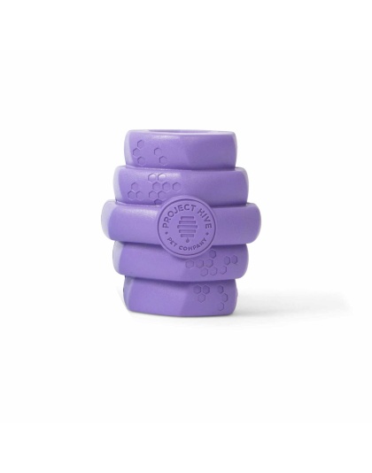 Purple - Project Hive Calming Lavender Scent Hive Chew Toy - Small Purple - Project Hive Calming Lavender Scent Hive Chew Toy - Small