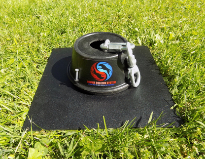 Double Dog Run Tangle-free Two Dog Tie Out Stake