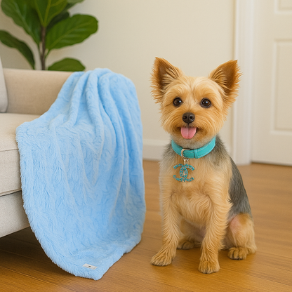 Bella Luxury Dog Blanket – Ultra Soft Handmade Throw by Hello Doggie