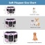 Pink - JESPET Pet Dog Playpens 36", 45" & 61" Portable Soft Dog Exercise Pen Kennel with Carry Bag for Puppy Cats Kittens Rabbits, Indoor/Outdoor Use - 45x45x24 Inch