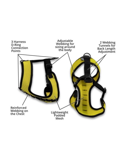 Buttercup Yellow - K9 Sport Harness - X-Small (11-13" Neck 11-15" Chest)