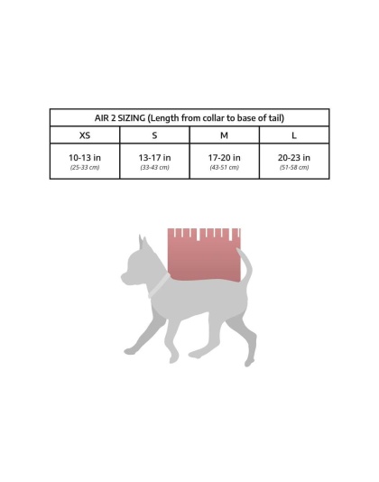 Light Grey - K9 Sport Sack Air 2 - X-Small (10"-13" from collar to tail)