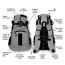 Light Gray - K9 Sport Sack PLUS 2 - Large (20"-23" from collar to tail)