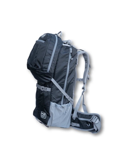 Black - Kolossus | Big Dog Carrier & Backpacking Pack - XX-Large (26"-29" from collar to tail)