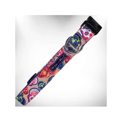 Day of the Dead - Day of the Dead - Dog Collars - XS 5/8" width fits 8-12" neck