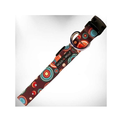 Chocolate - Martini Dog Collars - XS 5/8" width fits 8-12" neck
