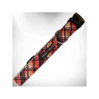 Gatsby - Plaid Dog Collars - XS 5/8" width fits 8-12" neck