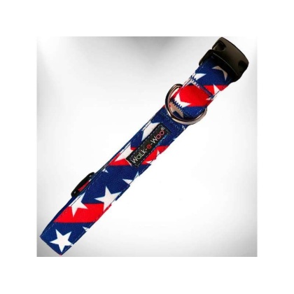 Stars & Stripes Dog Collars - XS 5/8" width fits 8-12" neck