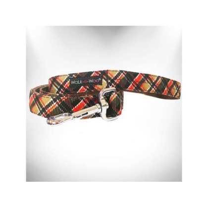 Gatsby - Plaid Dog Leads  - THIN Lead 5/8" width- 5' length