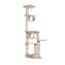 74 " H Real Wood Cat Tree With Cured Sisal Posts A7463