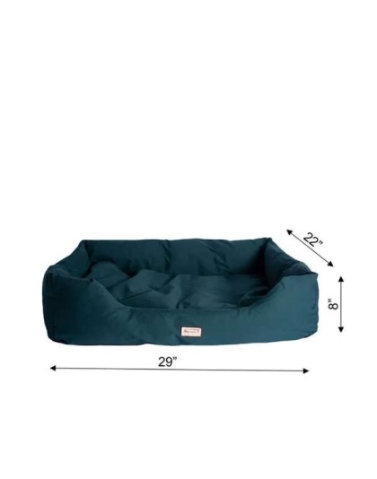 Armarkat Bolstered Dog Bed, Anti-Slip Pet Bed, Laurel Green - XL