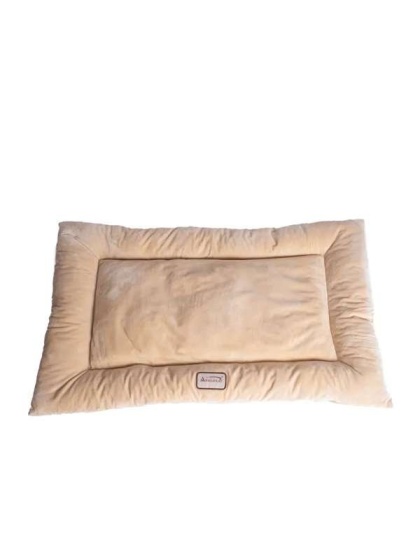 Beige - Armarkat Pet Bed Mat, Dog Crate Soft Pad W Poly Fill Cushion - M