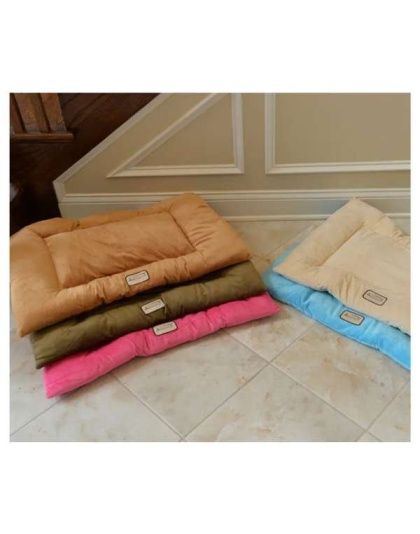 Beige - Armarkat Pet Bed Mat, Dog Crate Soft Pad W Poly Fill Cushion - M