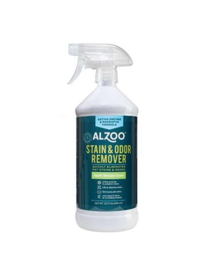 ALZOO Enzymatic Stain & Odor Remover Apple Blossom, 32oz - 32oz Apple Blossom