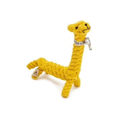 Jax & Bones Jerry the Giraffe Dog Rope Toy  - Small 9"