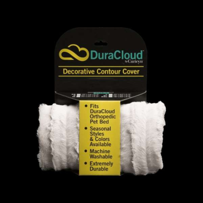 Sand - DuraCloud Orthopedic Pet Bed and Crate Pad Contour Cover - Medium